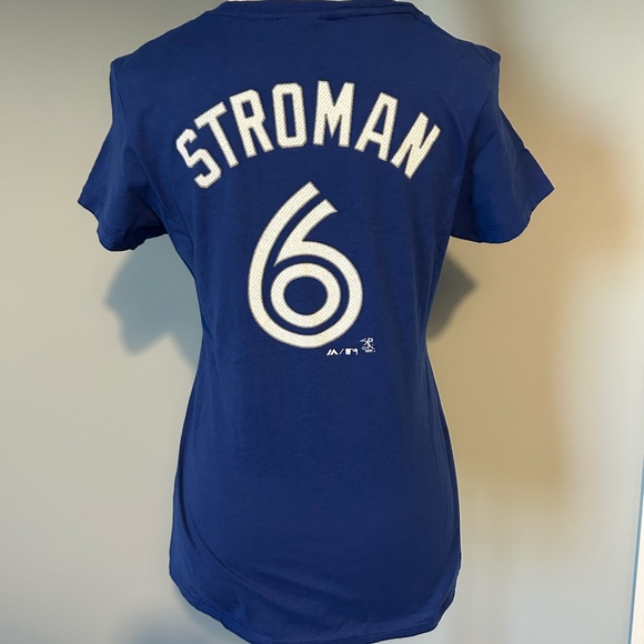 Majestic Tops - 🔥🆕🔥 Majestic Toronto Blue Jays Marcus Stroman #6 T-Shirt - Ladies - M